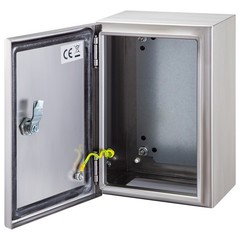 16x12x8 in 304 Stainless Steel IP66 Sealed NEMA 4X Cabinet Enclosure