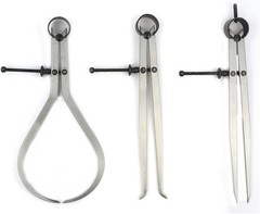 19053C 3 Pieces 8-Inch Spring Caliper / Divider Set
