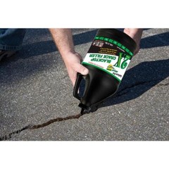 New 1GAL Blacktop Crack Filler Asphalt Repair Sealant Patch Fast Dry 2X Premium