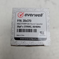 3 Pack Everwell 20X370 Round Run Capacitor 20µf x 370V 50/60Hz New
