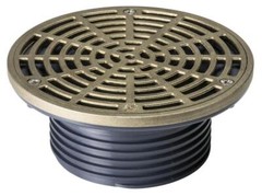Sioux Chief 832-4HNR Finish Fixture for Adjustable Floor Drain PVC Round 6-1/2 I