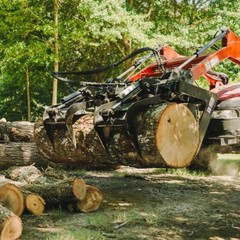 Titan Attachments HD 72in Skid Steer Root Grapple Bucket Attachment, 1/2in Thick