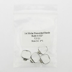 40 Pc Dental Orthodontic Band&Buccal Tube U3/L2 Roth 022 1st Molar 35#-39+#