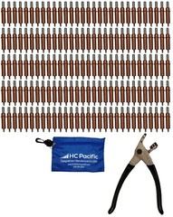 150 each C1/8 Cleco Fasteners (Made in USA) w/ Cleco Pliers