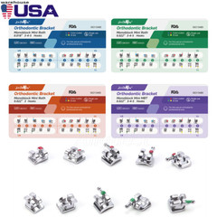 Dental Orthodontic Brackets Braces MIM Mini Roth/MBT 018/022 Hooks 3/345 USA