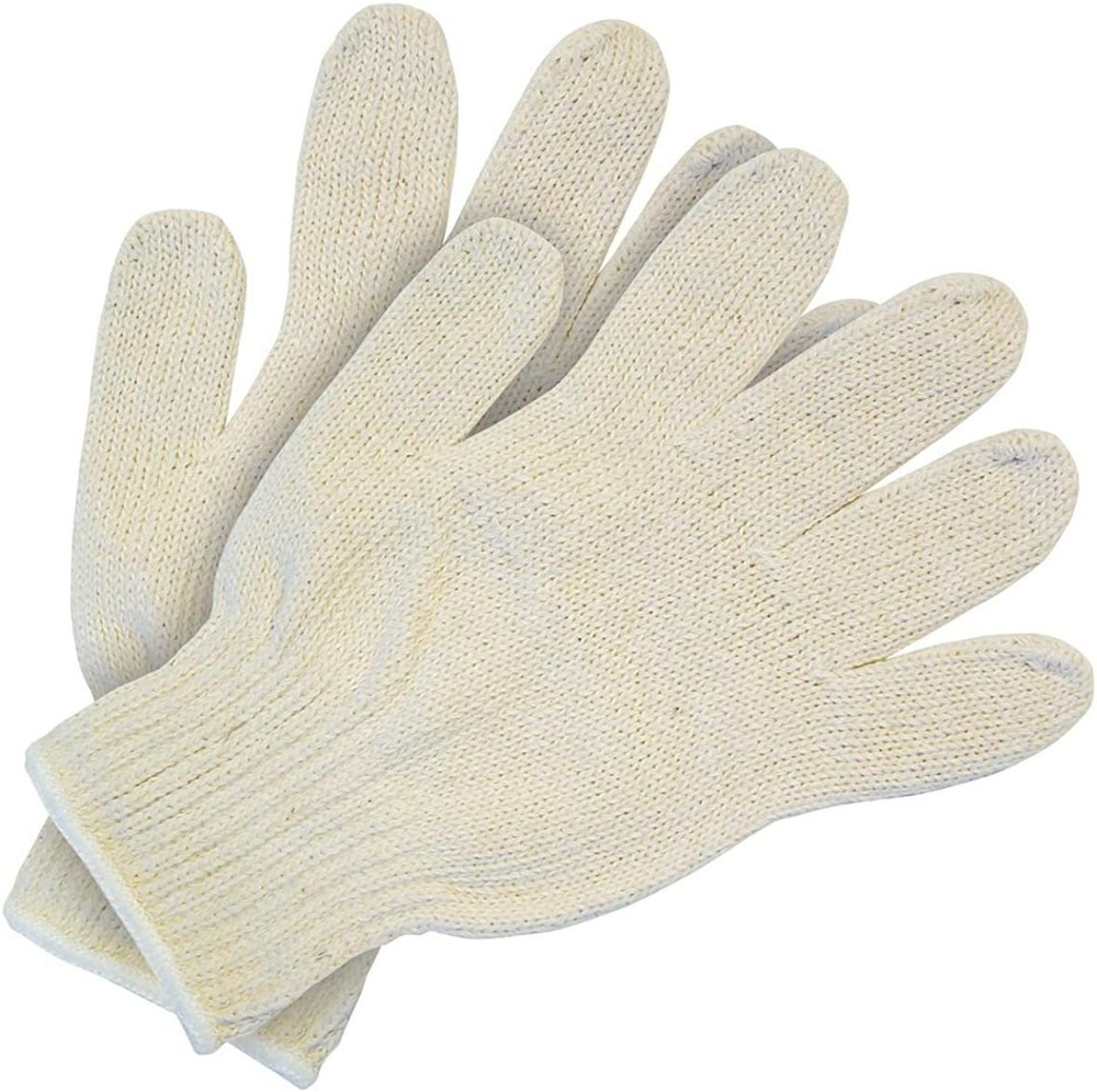 ATERET 12 Pairs Cotton Polyester Gloves, String Knit Work Gloves Liner,…