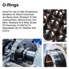 BV75116 O-Ring FKM 75A Viton Rubber Seals (Pack of 10)