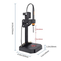90W Digital Heat Set Insert Press Vertical Tool for 3D Printing PLA ABS M2-M8