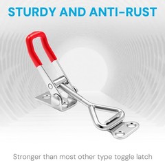 Quick Release 6 Adjustable Toggle Latch Clamps – Strong 330Lbs Hold with Screws