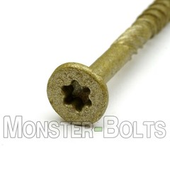 #10 Max Drive 6-Lobe Outdoor Wood Decking / Fencing Screws SKT Coating ACQ