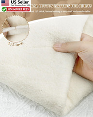Grinding Natural Cotton Quilt Batting 59″ x 79″ Light Weight All Season FROM USA
