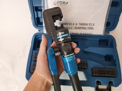 TEMCo Hydraulic Cable Lug Crimper TH0006 V2.0 12 AWG to 00 (2/0) Cable Wire