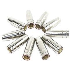 10Pcs Conical Nozzle Gas Nozzle For MB 15AK MIG MAG CO2 Welding Torch Parts