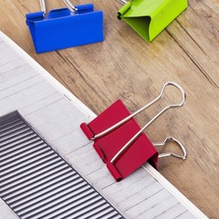 Mr Pen Metal Binder Clips 12 pcs 2 Inches Extra Large Size Colored Binder Paper