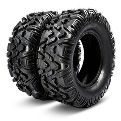 Set of 2 23×7-10 ATV UTV Tires All-Terrain Mud 4-Ply Non-Directional Tubeless