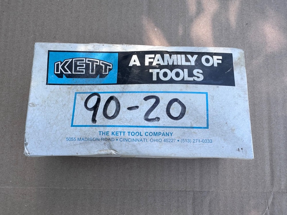 NOS KETT TOOLS 90-20 METAL SHEAR HEAD 18 GAUGE fits KD200/P500/P1060/K100/K200..