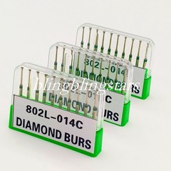 10 Burs/Box Dental Endodontic 802L/014C N3SC Coarse Grit Multi-Use Diamond Burs