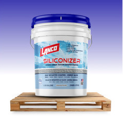 Siliconizer Acrylic Elastomeric White Reflective Roof Sealer, Low V.O.C, 5 Gal