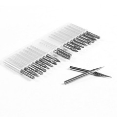 20 Pcs/set Dental Tungsten Carbide Cutter Rotary For Dremel 3*3mm Tool Drill Bit