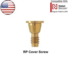 US Dental Nobel Healing Abutment Caps RP Fit NOB Active ∅3.6/5.0/6.0 H3/5/7mm