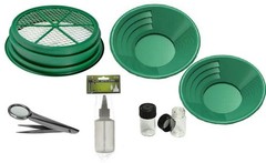 Sluice Monkey 7Pc Gold Panning Kit with 1/8″ Classifier