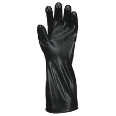 Mcr Safety Cp7Xl Butyl Rubber Gloves 7 Mil Smooth Finish Gauntlet Rolled Cuff