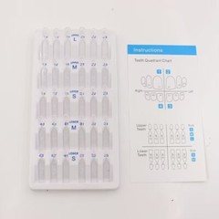 30pcs Dental Composite Resin Veneers Mould Light Cure Anterior Front Teeth USA