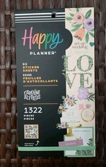 Happy Planner GARDEN WEDDING Value Pack Stickers 1322 Pieces