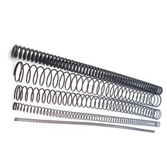 Black Compression Spring 0.3mm-6mm Wire Diameter 305mm Length Springs Steel