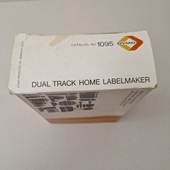 RARE Vintage Dymo M-38D Dual Track Home Handheld Label Maker /Original Box WORKS