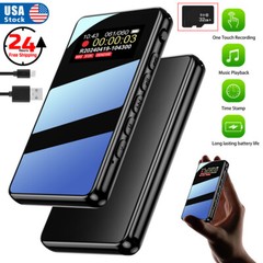 800Hr Hidden Voice Activated Recorder Digital Audio Recording Device Dictaphone