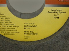 Norton Type 05 32A46-JVBE 12″ X 2″ X 3″ NOS No. 66253263348 Max 2070 RPM
