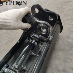 TYPHON 600mm Tilting Bucket 23in Hydraulic Buckets Attachment For Mini Excavator