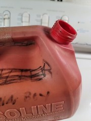 Vintage Pre Ban Rubbermaid Gott 2.5 Gallon Vented SpoutGas Fuel Can 1226 USA