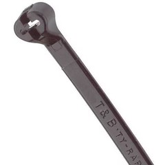 Ty-Rap Ty25mx Cable Tie, 7-1/2 In L, 1-3/4 In Max Bundle Dia., Black, Nylon