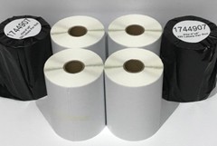 DYMO Shipping Labels 6 Rolls 1744907 compatible for 4XL thermal printer 220/roll
