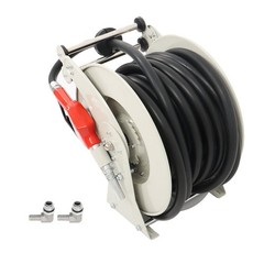Diesel Hose Reel 3/4″ × 50′ Auto Refueling Nozzle Gun Fuel Hose Reel Retractable