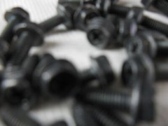 Hex Flange Head Bolts M6 6mm X 1.00 Coarse X 15mm Thread “Lot of 25 Bolts”