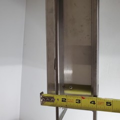 ASI 10-0472 Partition Mounted Dual Access Sanitary Napkin Disposal Stainless