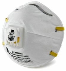 8 BX 3M 8210V N95 Particulate Respirator Protection Masks Exhalation Valve NIOSH
