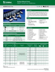 10 pcs 4A 125V NANO 2 Slo-Blo SMD/SMT Fuse 0452004.MRL LITTELFUSE 6.1X2.7X2.7mm