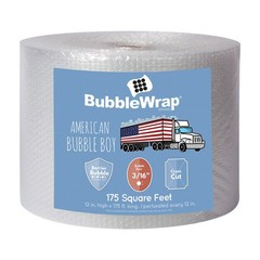 Bubble Wrap Roll 175ft 3/16 Perforated Cushioning Small Bubble Wrap Sheets 175ft