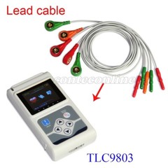 ECG Holter Cable 5-lead EKG Snap wire for CONTEC model TLC9803 / TLC5007