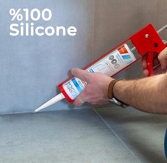 Adhesive Guru Clear Silicone Sealant Waterproof (12 x 10.1fl.oz.) All Purpose