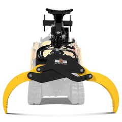MechMaxx 1500lbs Lift Capacity 59″ Mini Skid Steer Log Grapple Attachment, RLG61