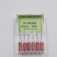 1 Pack Dental Niti Nickel Titanium H-FILES Endo Hand Root Canal File 21/25/31 mm