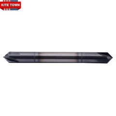 1/4″ 4 Flute 90 Degree Solid Carbide Chamfer Mill – Double End – AlTiN Coated