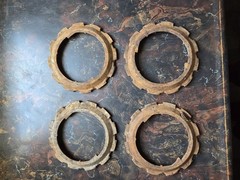 Vintage Lot Of 4 John Deere 5948B Cast Iron Planter Seed Plates