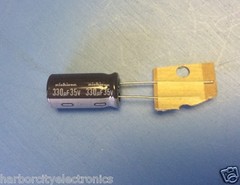 10x UPF1V331MPH NICHICON CAPACITOR 330UF 35V 105′ LOW IMPED 10x20mm RADIAL