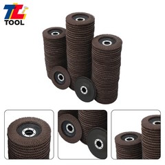 100 PCS 4-1/2″×7/8″ 40 Grit Premium Zirconia Flap Disc Sanding Grinding